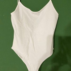 BUNDLE Forever 21 Bodysuit: White (NWT) + Black